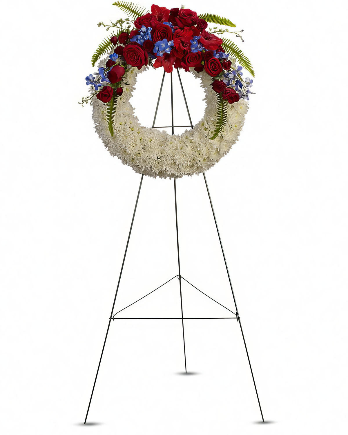 Patriotic Hanging Wreath