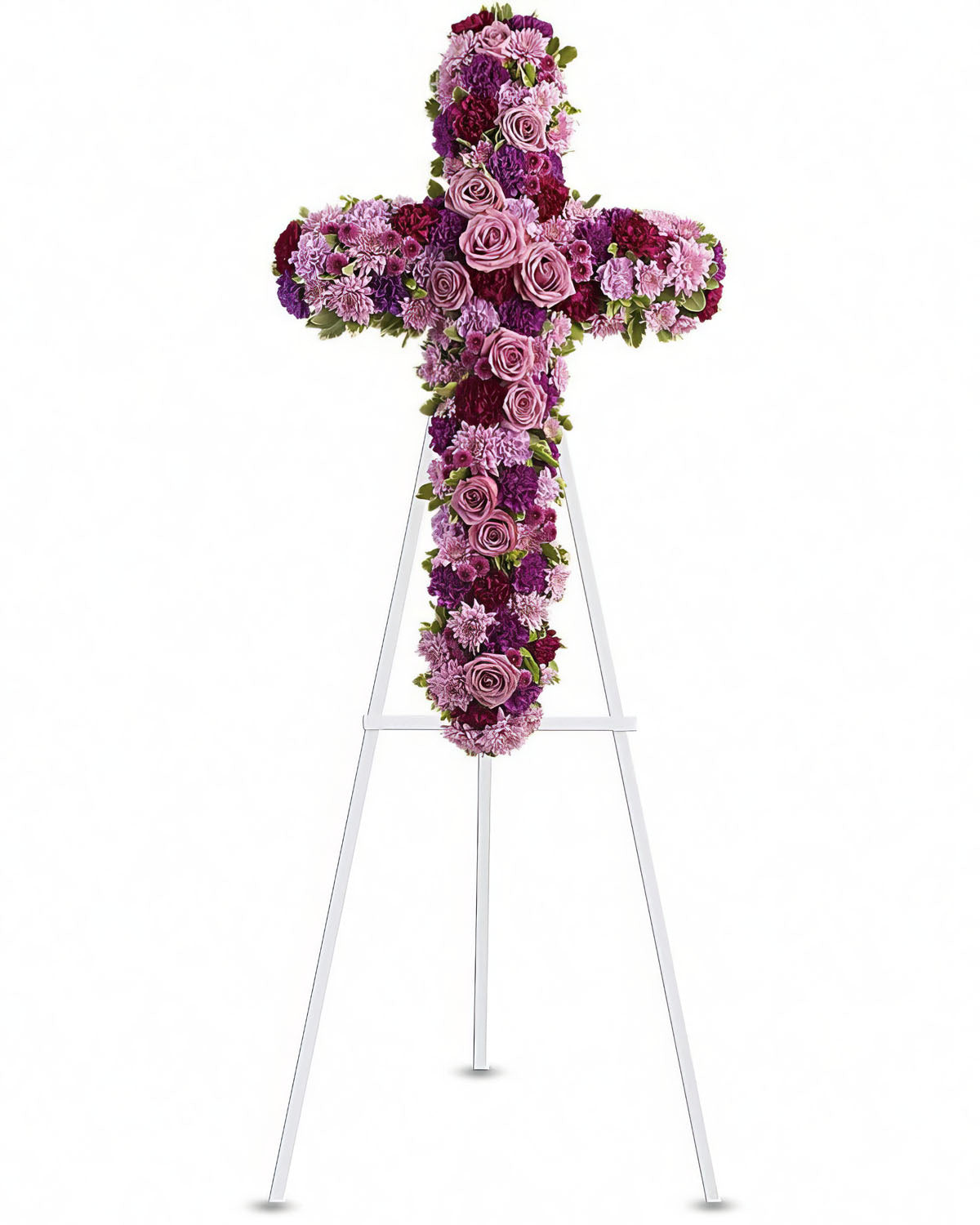 Pink Tribute Hanging Cross