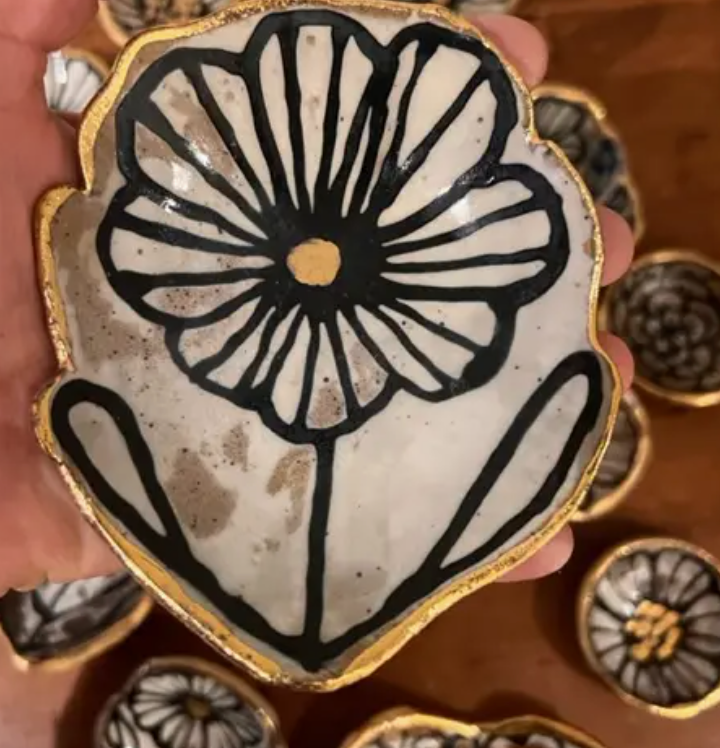 Floral Jewelry Dish (3